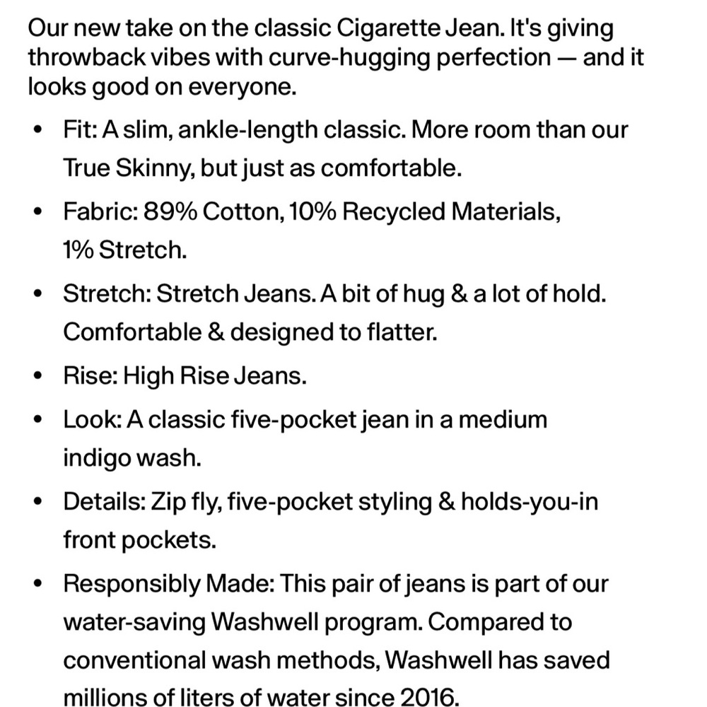 GAP High Rise Vintage Slim Jeans - Picture 4 of 5